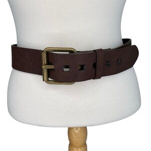 Gary Majdell belt maroon brown unisex size 32